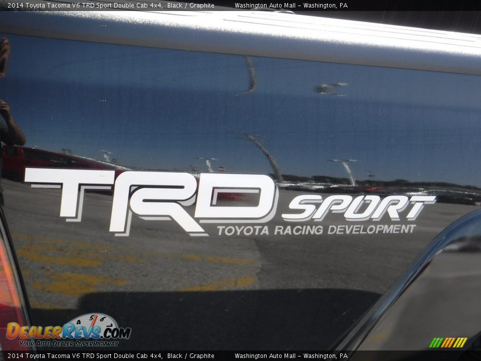 2014 Toyota Tacoma V6 TRD Sport Double Cab 4x4 Black / Graphite Photo #7