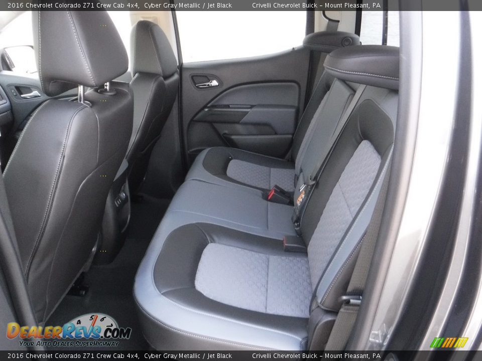 2016 Chevrolet Colorado Z71 Crew Cab 4x4 Cyber Gray Metallic / Jet Black Photo #22