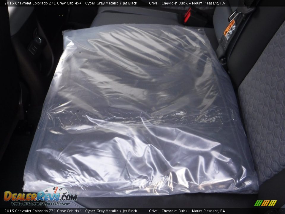 2016 Chevrolet Colorado Z71 Crew Cab 4x4 Cyber Gray Metallic / Jet Black Photo #23