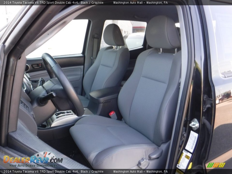 2014 Toyota Tacoma V6 TRD Sport Double Cab 4x4 Black / Graphite Photo #10