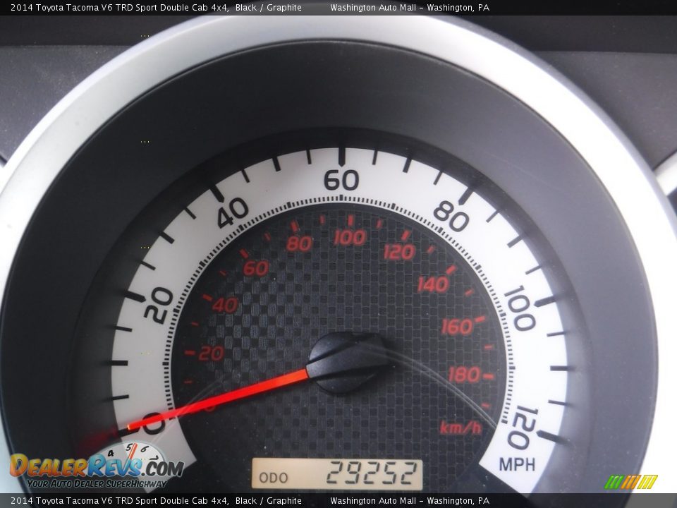 2014 Toyota Tacoma V6 TRD Sport Double Cab 4x4 Black / Graphite Photo #20