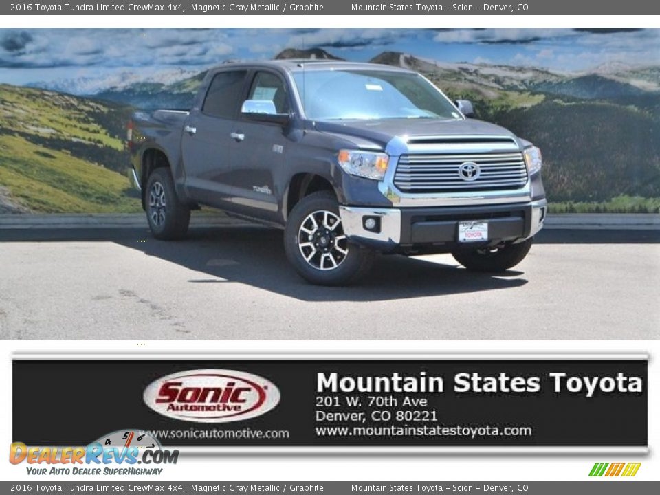 2016 Toyota Tundra Limited CrewMax 4x4 Magnetic Gray Metallic / Graphite Photo #1