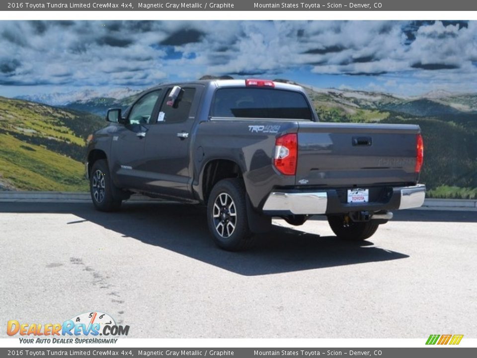 2016 Toyota Tundra Limited CrewMax 4x4 Magnetic Gray Metallic / Graphite Photo #3