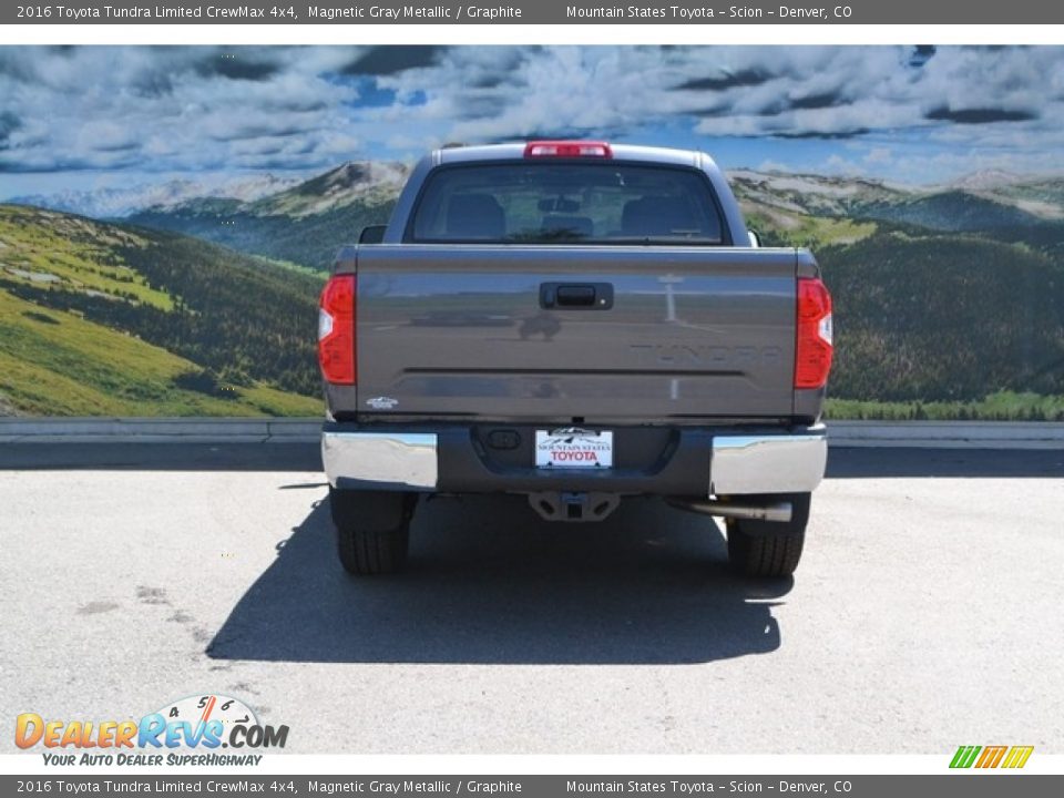 2016 Toyota Tundra Limited CrewMax 4x4 Magnetic Gray Metallic / Graphite Photo #4