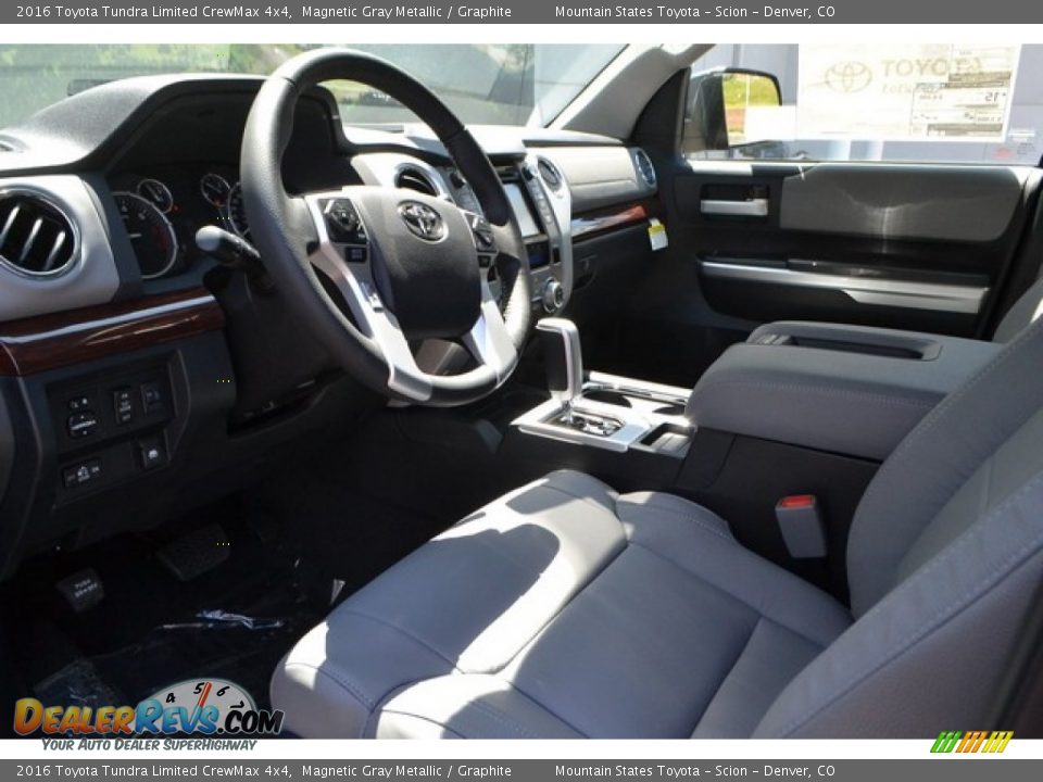 2016 Toyota Tundra Limited CrewMax 4x4 Magnetic Gray Metallic / Graphite Photo #5