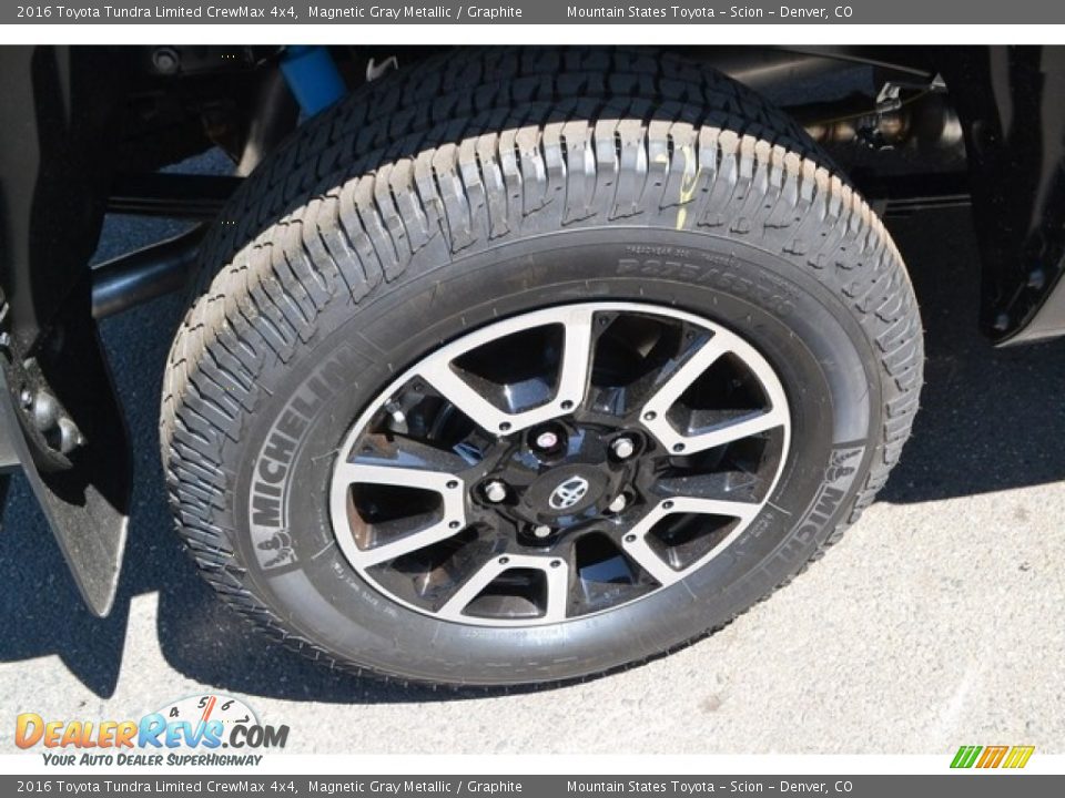 2016 Toyota Tundra Limited CrewMax 4x4 Magnetic Gray Metallic / Graphite Photo #9