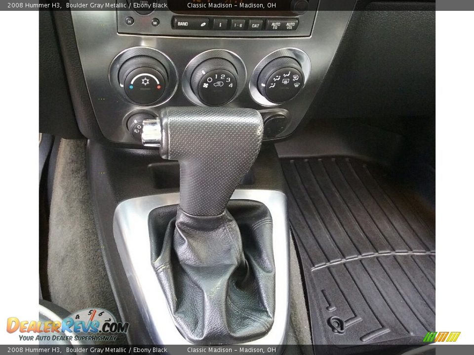 2008 Hummer H3 Boulder Gray Metallic / Ebony Black Photo #9