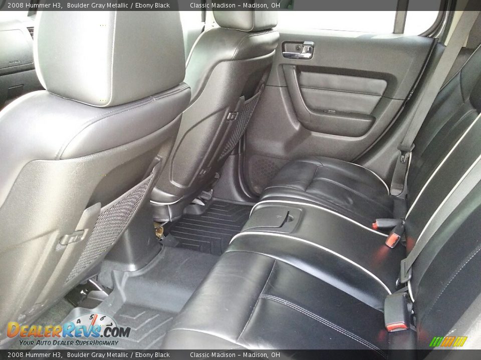 2008 Hummer H3 Boulder Gray Metallic / Ebony Black Photo #11