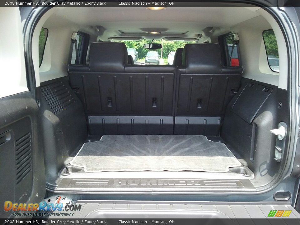 2008 Hummer H3 Boulder Gray Metallic / Ebony Black Photo #13