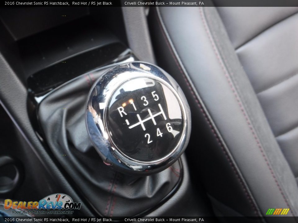 2016 Chevrolet Sonic RS Hatchback Shifter Photo #16