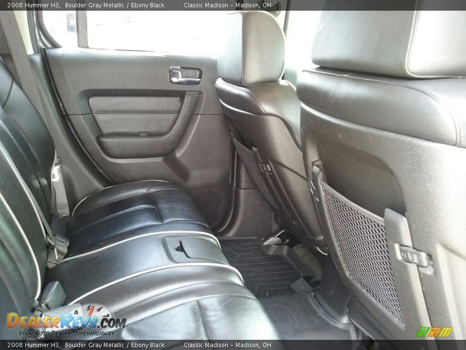 2008 Hummer H3 Boulder Gray Metallic / Ebony Black Photo #14