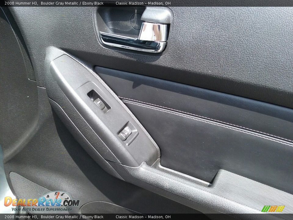 2008 Hummer H3 Boulder Gray Metallic / Ebony Black Photo #15
