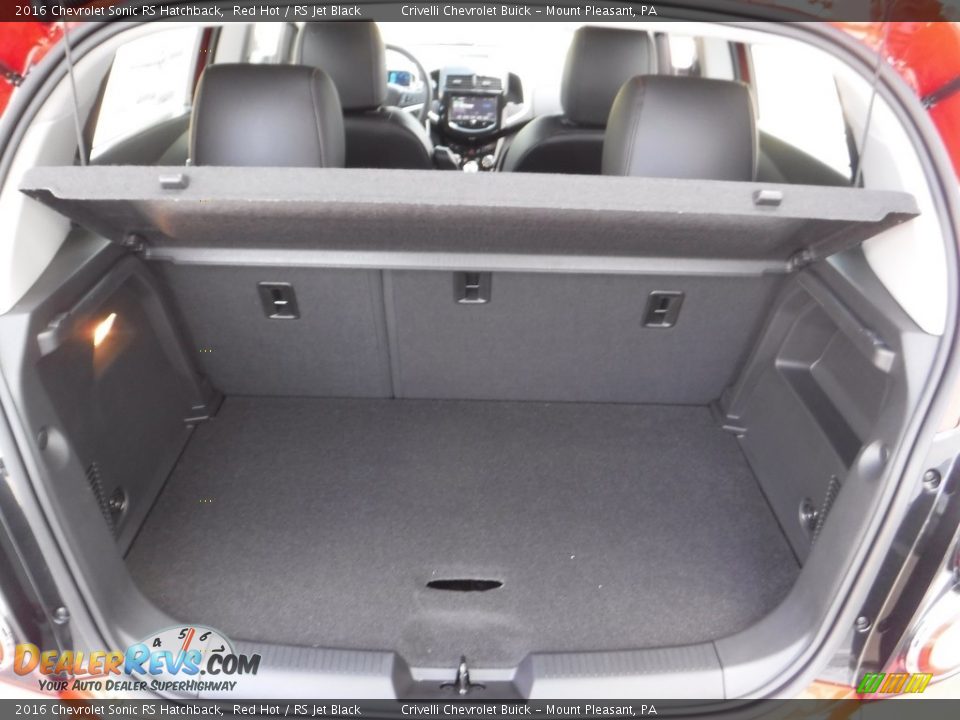 2016 Chevrolet Sonic RS Hatchback Trunk Photo #23