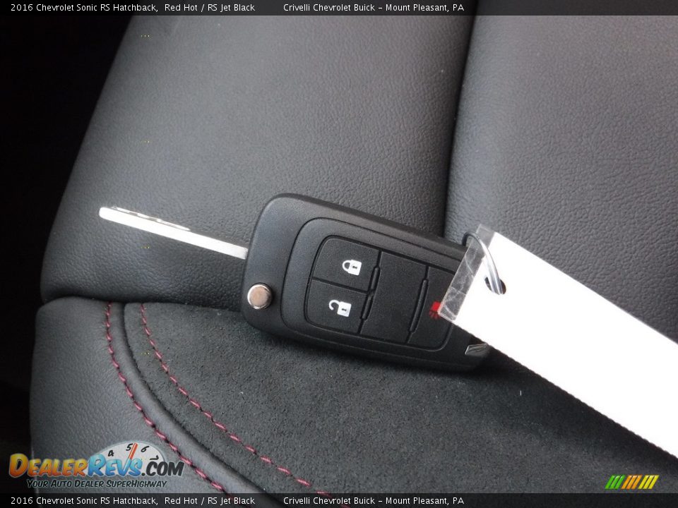 Keys of 2016 Chevrolet Sonic RS Hatchback Photo #24