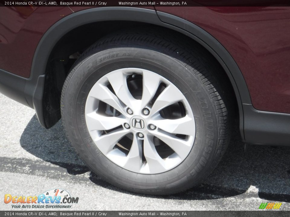 2014 Honda CR-V EX-L AWD Basque Red Pearl II / Gray Photo #3