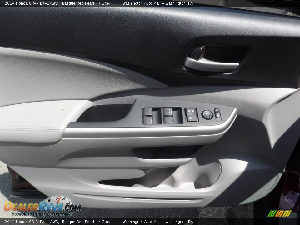 2014 Honda CR-V EX-L AWD Basque Red Pearl II / Gray Photo #12