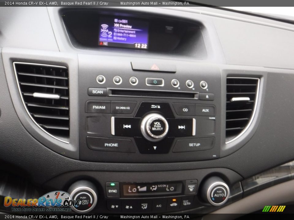 2014 Honda CR-V EX-L AWD Basque Red Pearl II / Gray Photo #16