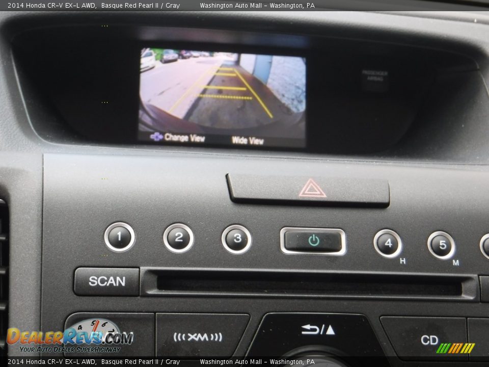 2014 Honda CR-V EX-L AWD Basque Red Pearl II / Gray Photo #17