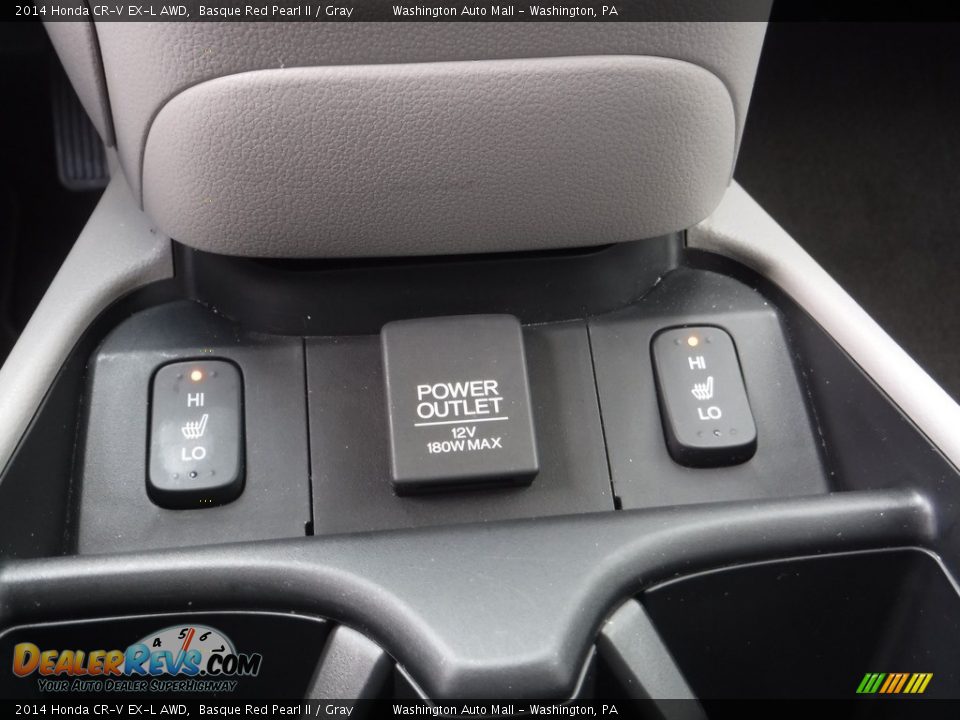 2014 Honda CR-V EX-L AWD Basque Red Pearl II / Gray Photo #19