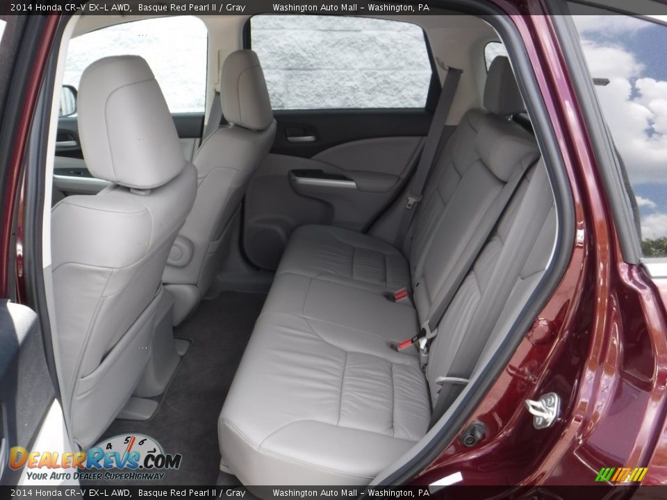 2014 Honda CR-V EX-L AWD Basque Red Pearl II / Gray Photo #21