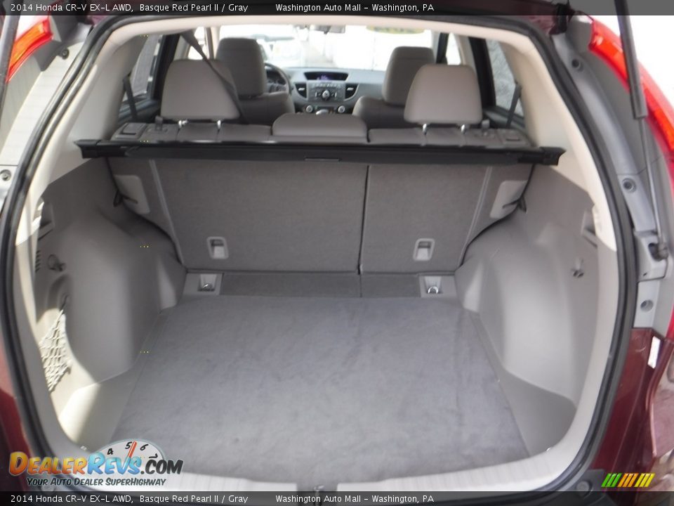 2014 Honda CR-V EX-L AWD Basque Red Pearl II / Gray Photo #22