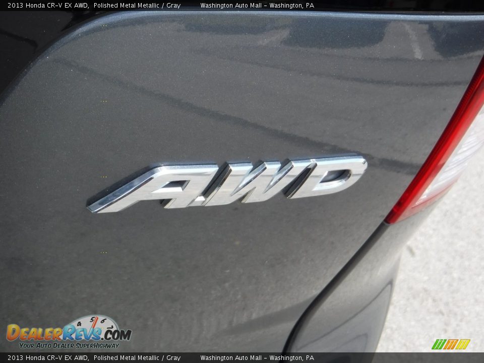 2013 Honda CR-V EX AWD Polished Metal Metallic / Gray Photo #9