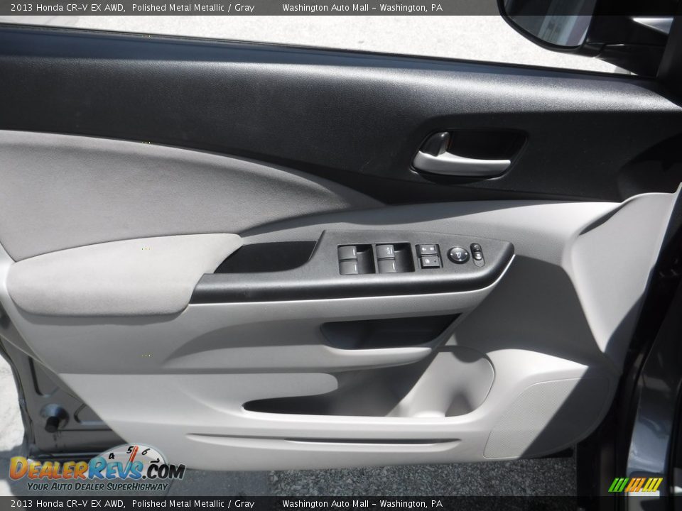 2013 Honda CR-V EX AWD Polished Metal Metallic / Gray Photo #11