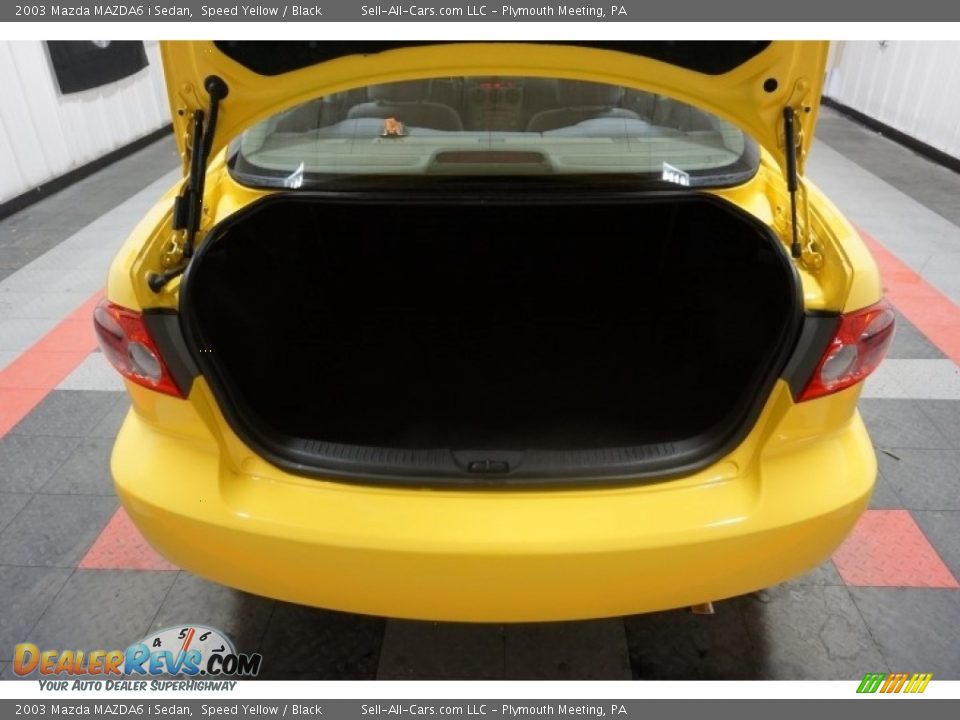 2003 Mazda MAZDA6 i Sedan Speed Yellow / Black Photo #20