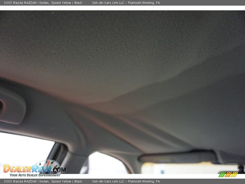2003 Mazda MAZDA6 i Sedan Speed Yellow / Black Photo #25