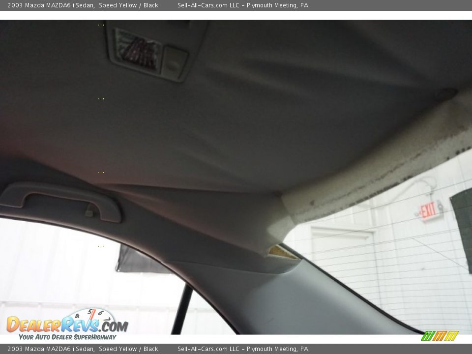 2003 Mazda MAZDA6 i Sedan Speed Yellow / Black Photo #26