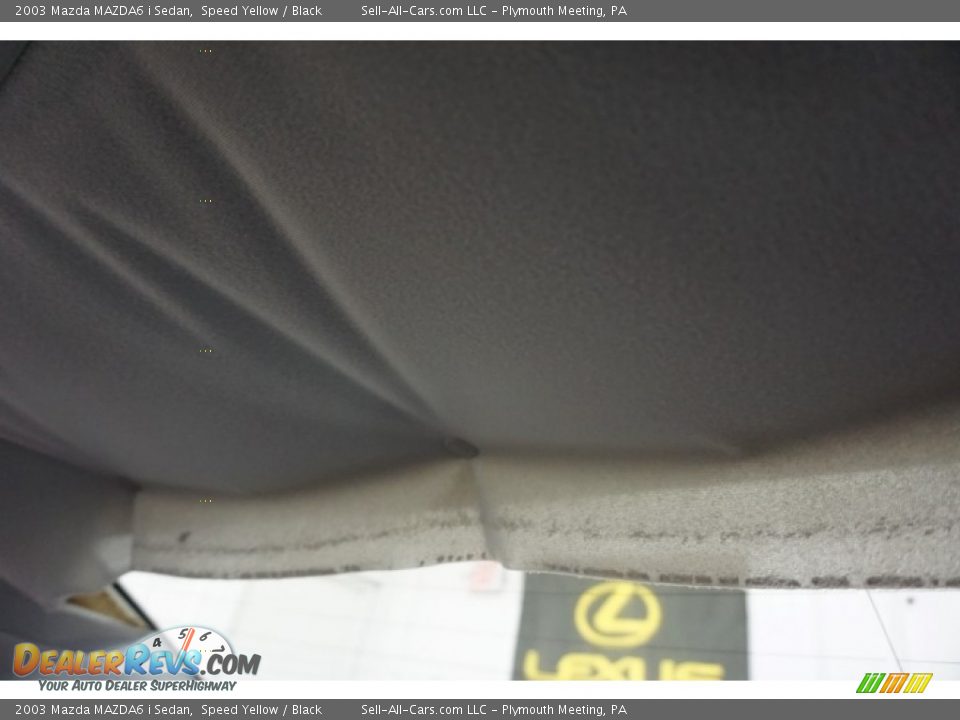 2003 Mazda MAZDA6 i Sedan Speed Yellow / Black Photo #27