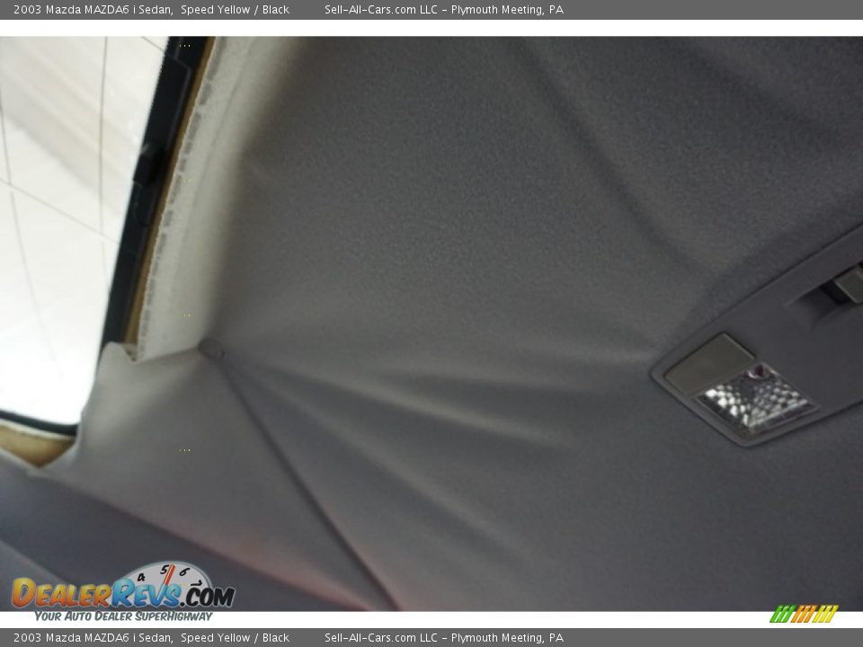2003 Mazda MAZDA6 i Sedan Speed Yellow / Black Photo #29