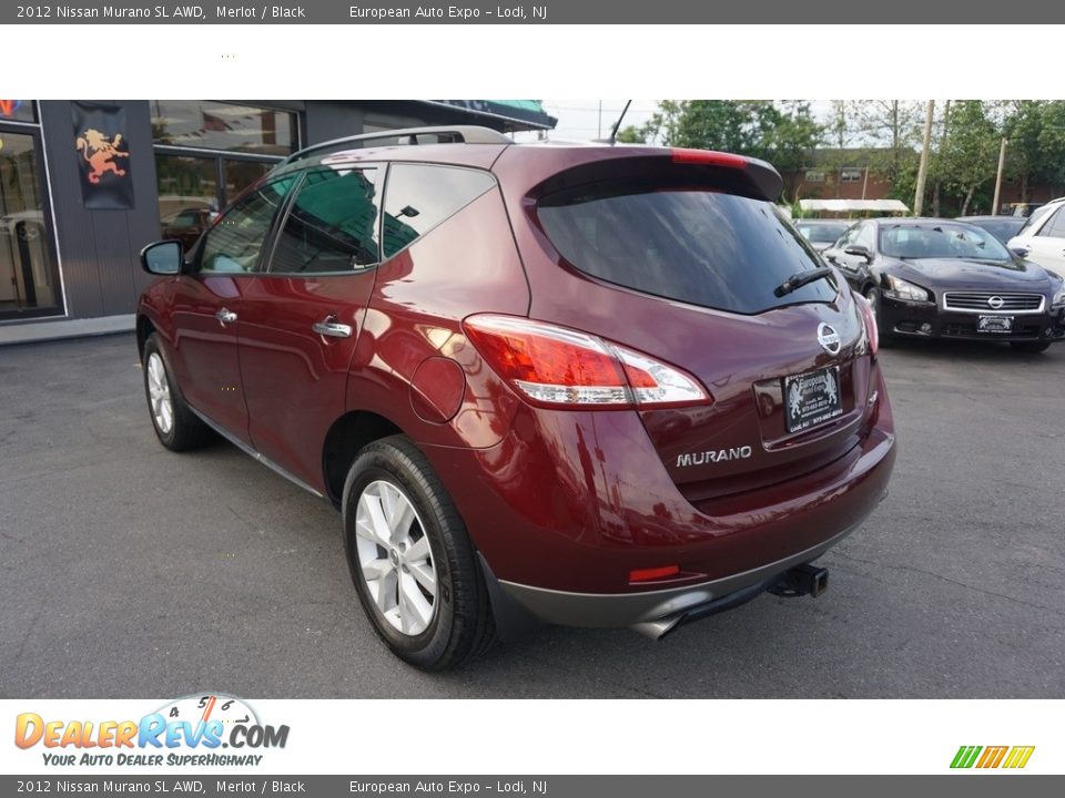 2012 Nissan Murano SL AWD Merlot / Black Photo #3