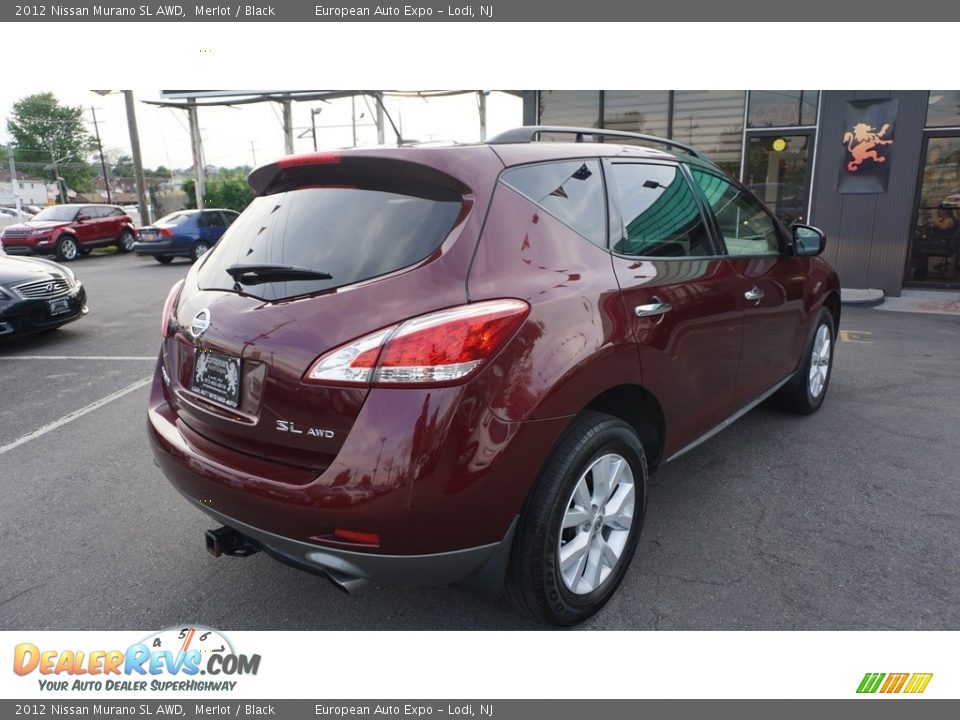 2012 Nissan Murano SL AWD Merlot / Black Photo #4