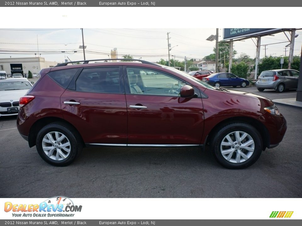 2012 Nissan Murano SL AWD Merlot / Black Photo #5