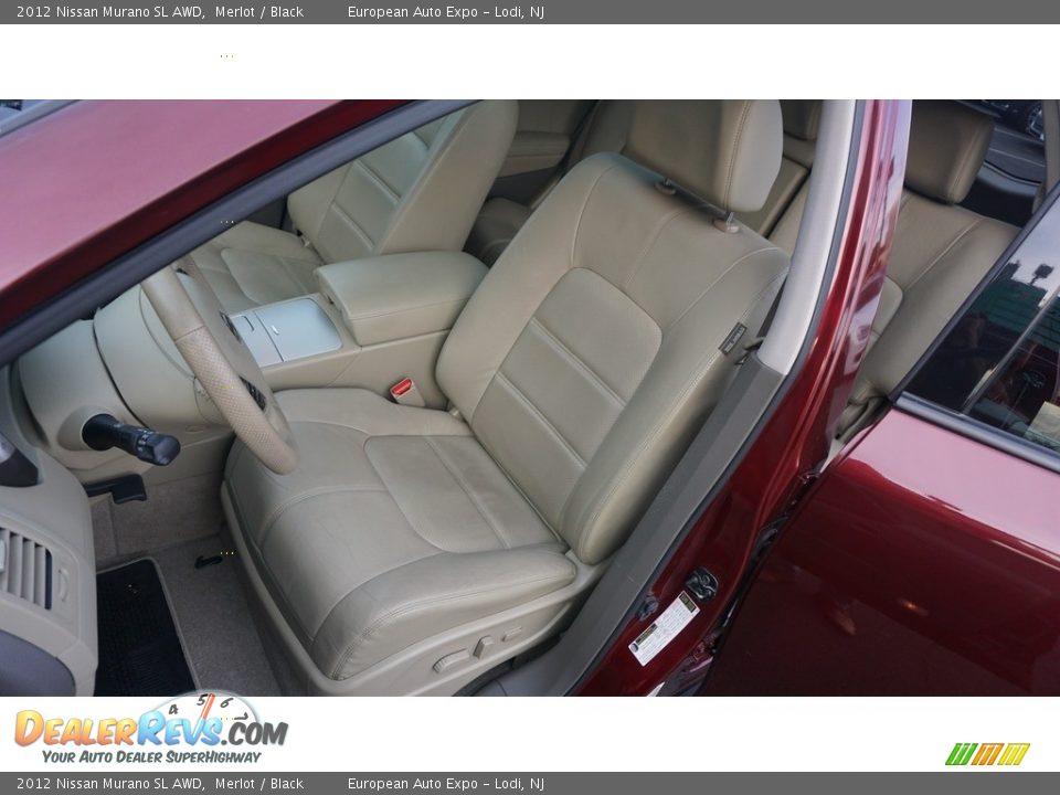 2012 Nissan Murano SL AWD Merlot / Black Photo #9