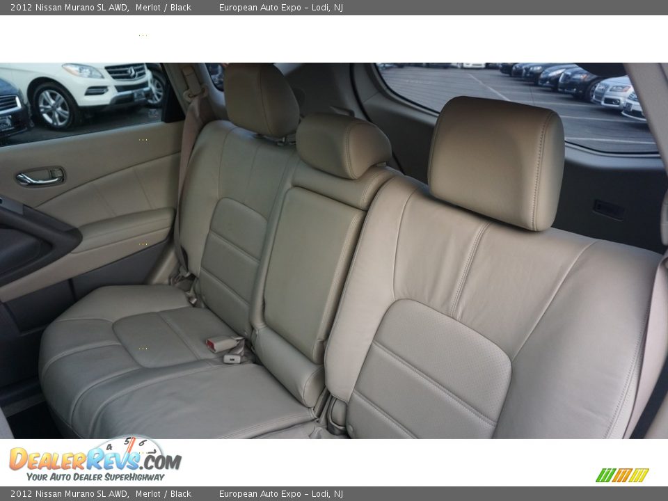 2012 Nissan Murano SL AWD Merlot / Black Photo #12