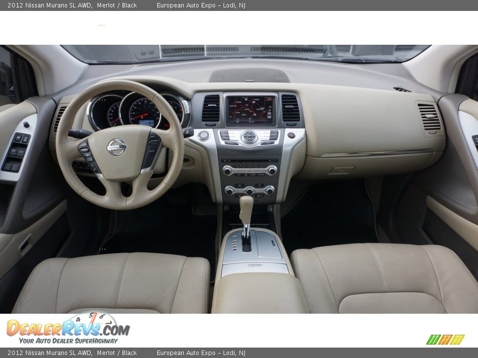 2012 Nissan Murano SL AWD Merlot / Black Photo #13