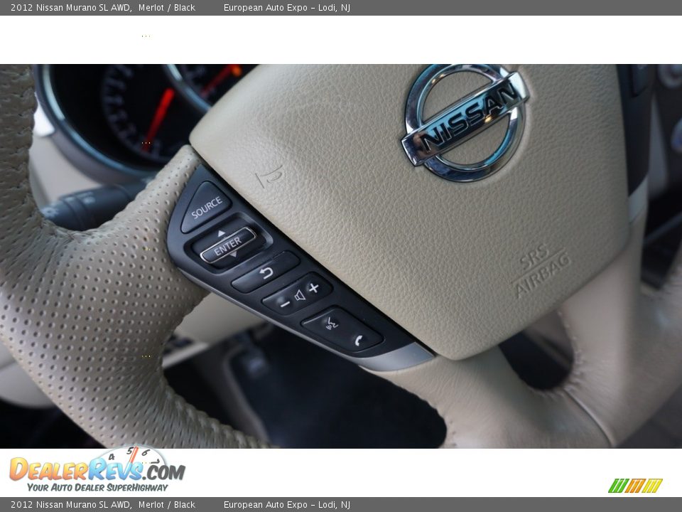 2012 Nissan Murano SL AWD Merlot / Black Photo #16