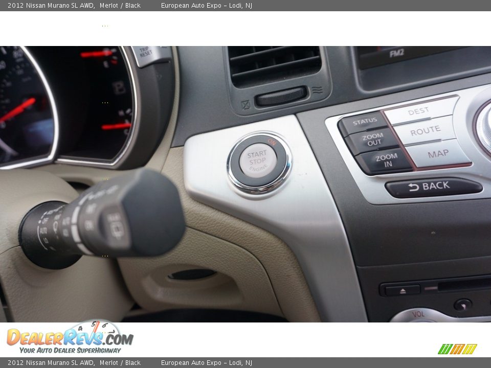 2012 Nissan Murano SL AWD Merlot / Black Photo #19