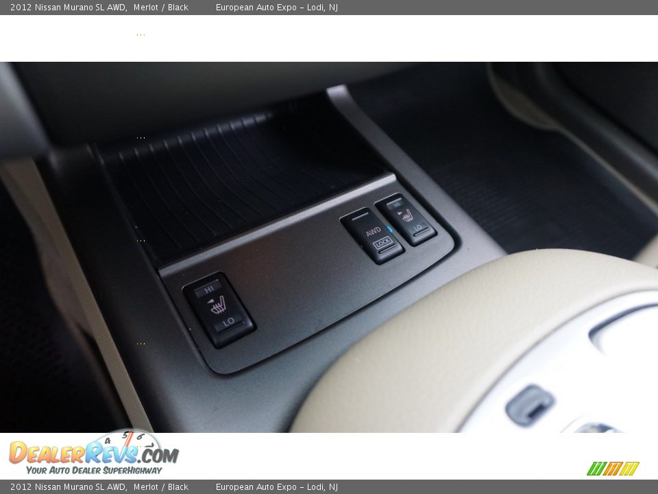 2012 Nissan Murano SL AWD Merlot / Black Photo #22