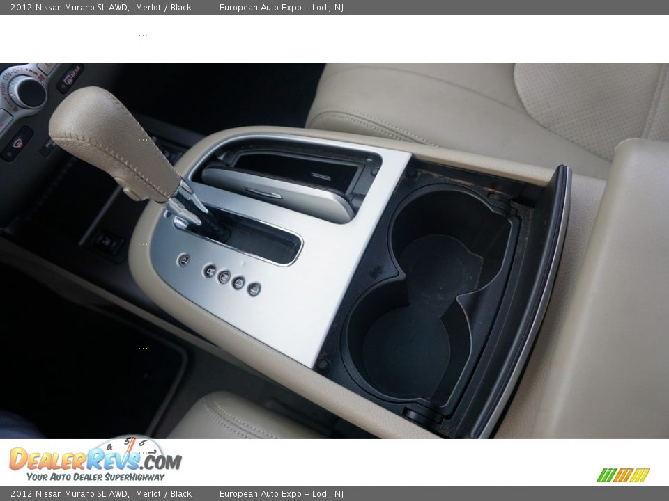 2012 Nissan Murano SL AWD Merlot / Black Photo #23
