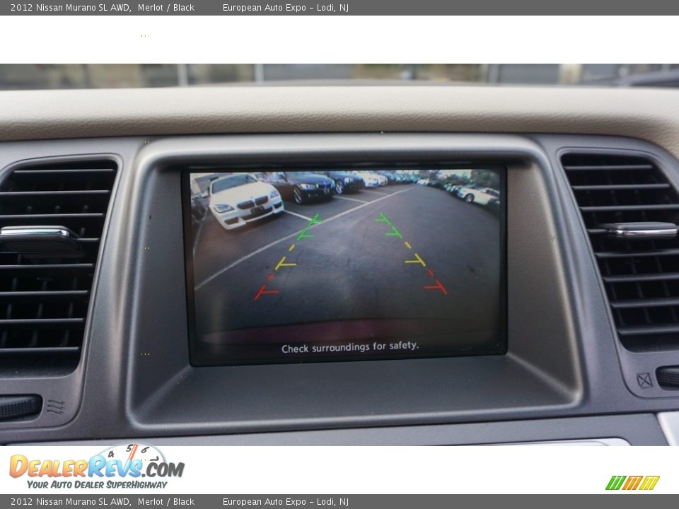 2012 Nissan Murano SL AWD Merlot / Black Photo #24