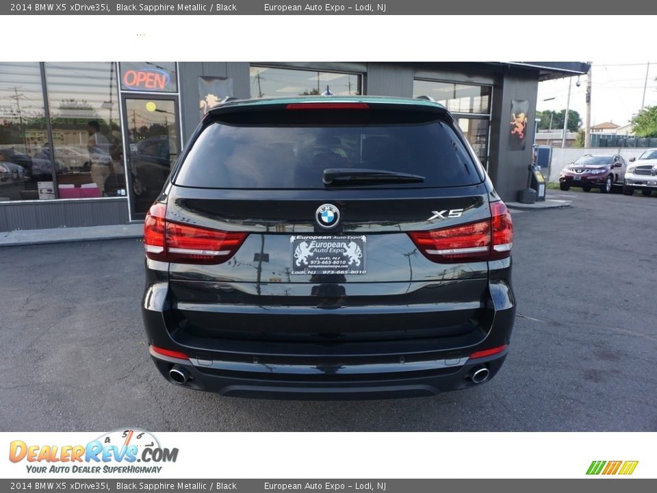 2014 BMW X5 xDrive35i Black Sapphire Metallic / Black Photo #7