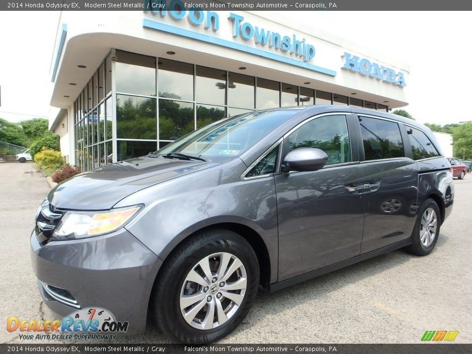 2014 Honda Odyssey EX Modern Steel Metallic / Gray Photo #1