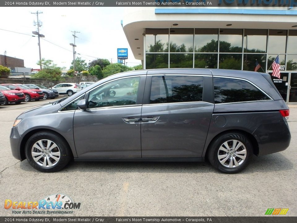 2014 Honda Odyssey EX Modern Steel Metallic / Gray Photo #2