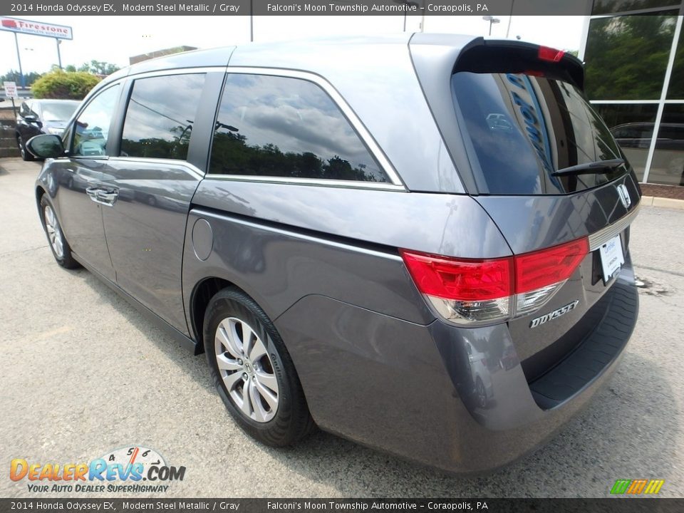 2014 Honda Odyssey EX Modern Steel Metallic / Gray Photo #3