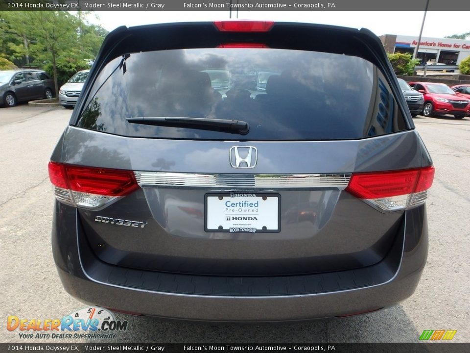2014 Honda Odyssey EX Modern Steel Metallic / Gray Photo #4