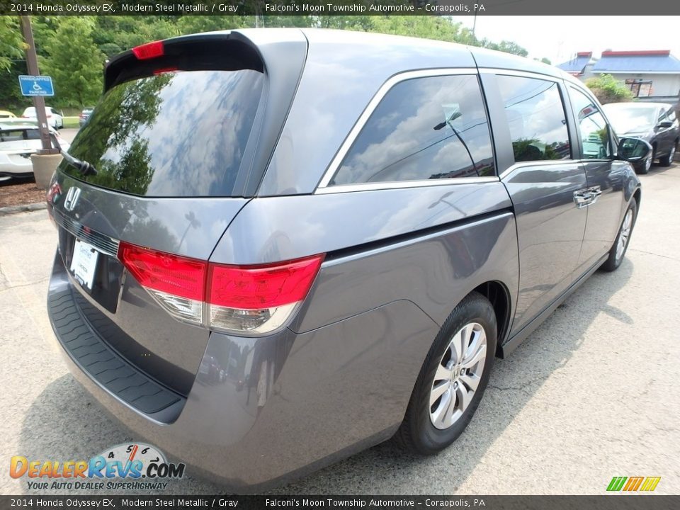2014 Honda Odyssey EX Modern Steel Metallic / Gray Photo #5