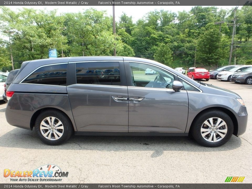 2014 Honda Odyssey EX Modern Steel Metallic / Gray Photo #6